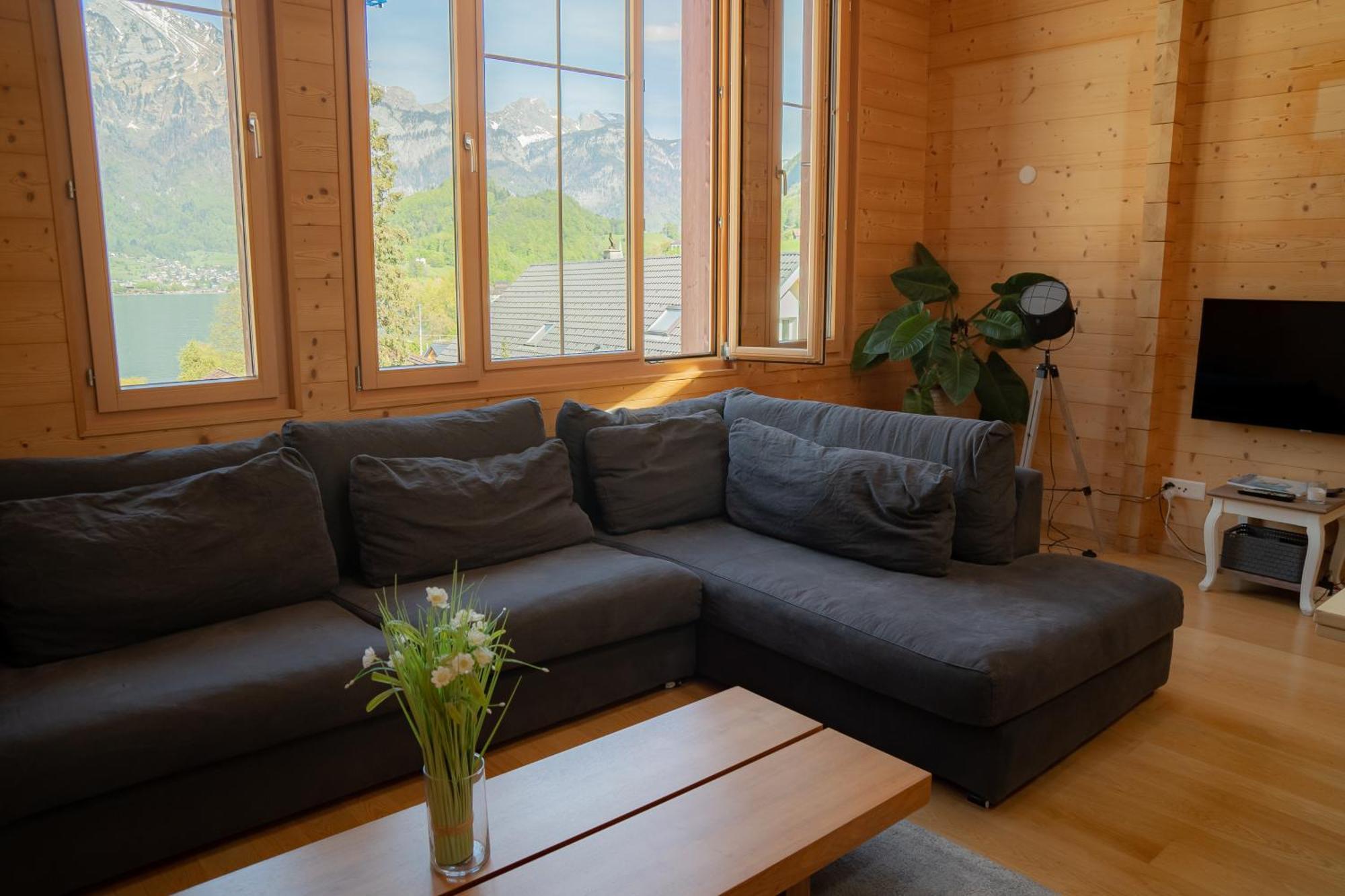 Doodle'S Amazing Chalet -Walensee - Flumserberg - Churfirsten - Heidiland - Pool - Sauna Mols Exterior foto